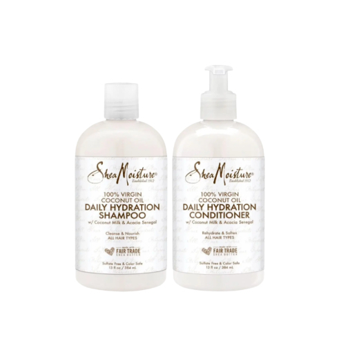 Shea Moisture 100% Virgin Coconut Oil Shampoo & Conditioner