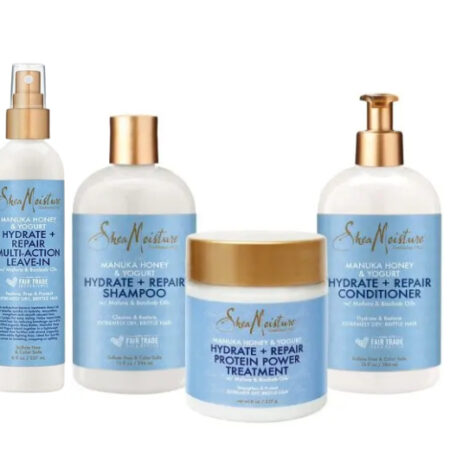 Shea Moisture Manuka Honey & Yoghurt Conditioner, Shampoo, Leave-In & Power Treatment