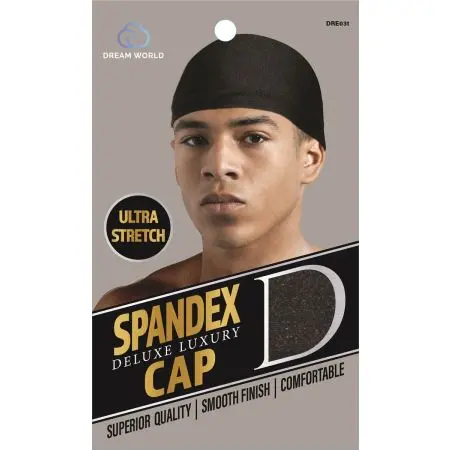 Dream World M-Spandex Cap Black #DRE031 (EA)