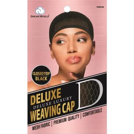 Dream World W-Weaving Cap Close Top Black #DRE098 (EA)