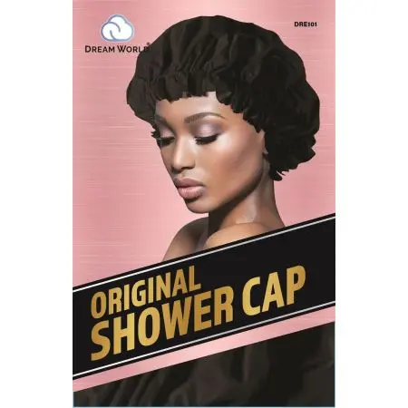 Dream World W-Shower Cap Orginal Black #DRE101  (EA)
