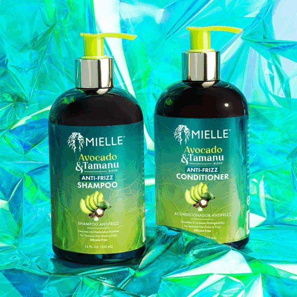 Mielle Avocado & Tamanu Anti-Frizz Collection - Shampoo & Conditioner