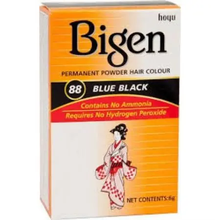 Bigen Powder Hair Color #88 Blue Black