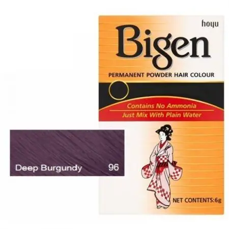 Bigen Powder Hair Color #96 Deep Burgundy