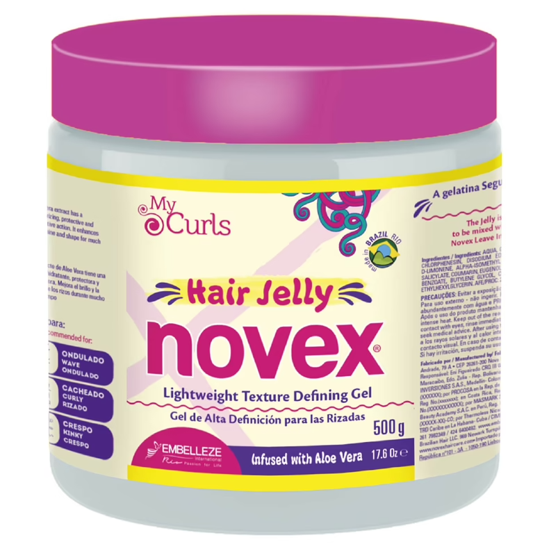 Novex My Curls Super Fixing Jelly 500g Novex My Curls Super Fixing Jelly 500g