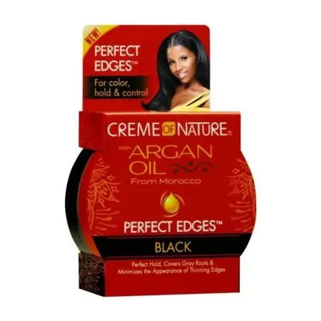 Creme of Nature Argan Oil Perfect Edges Black 2.25oz