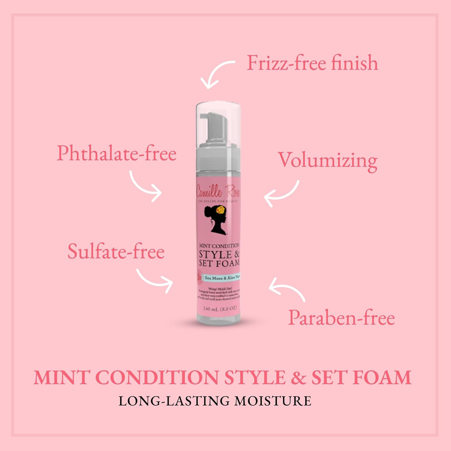 Camille Rose Mint Conditioning Foam 8oz