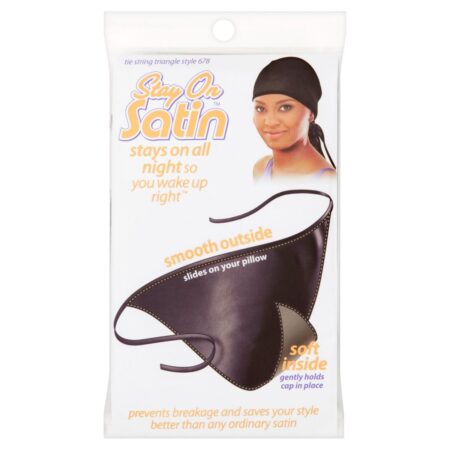 Stay On Satin #678 Triangle Black