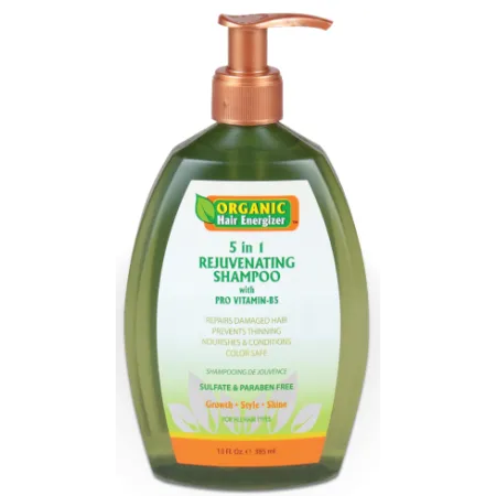 Organic Hair Energizer 5 in 1 Rejuvenating Shampoo 13oz