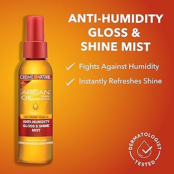 Creme of Nature Argan Oil Anti Humidity Gloss & Shine Mist 118ml Creme of Nature Argan Oil Anti Humidity Gloss & Shine Mist 118ml