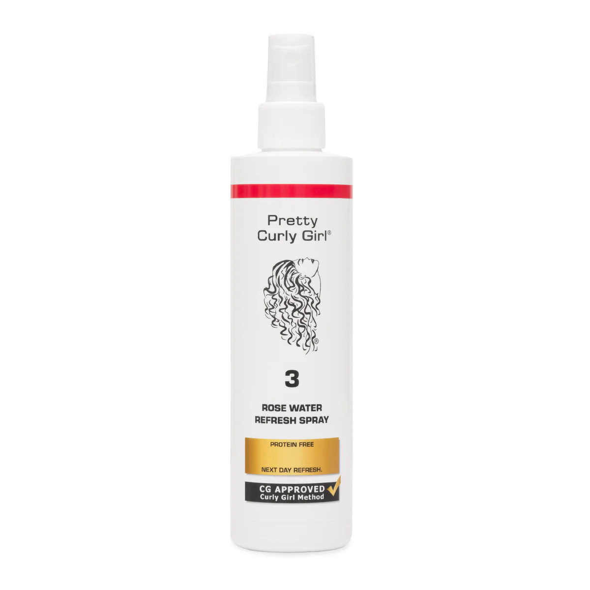 Pretty Curly Girl Rose Water Refresh Spray Protein Free 250ml Pretty Curly Girl Rose Water Refresh Spray Protein Free 250ml