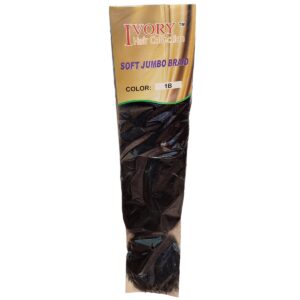 Ivory Hair Soft Jumbo Braid PP #1B