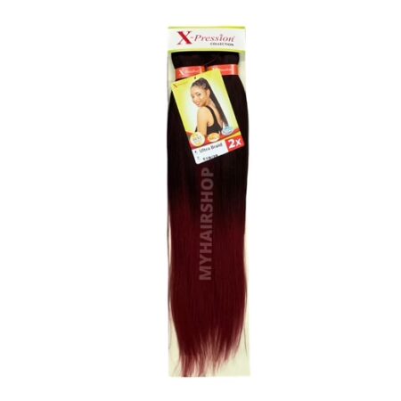 X-Pression Pre-Stretched 2X 46" #T1B/RED