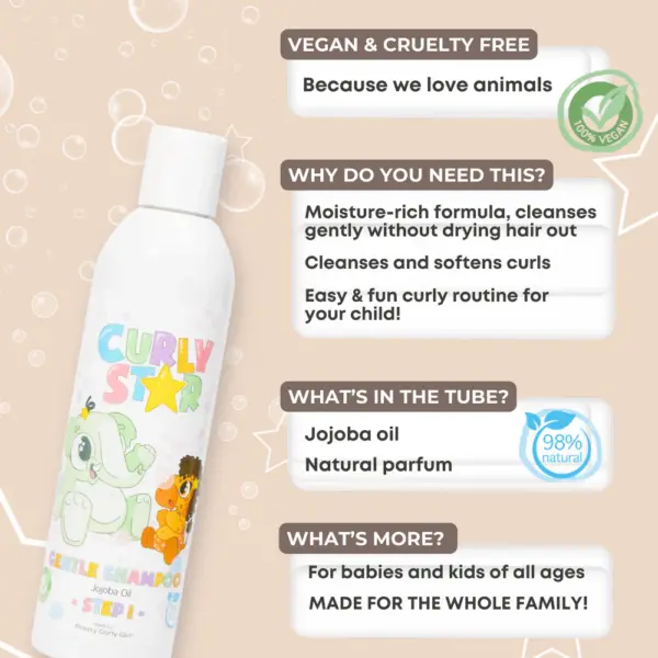 Pretty Curly Girl Gentle Shampoo Kids Line 200ml