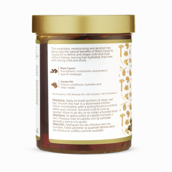 African Pride Moisture Miracle Black Castor & Jojoba Oil Max Hold Styling Gel 510gr