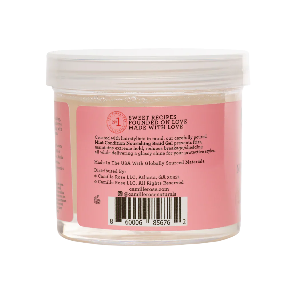 Camille Rose Mint Conditioning Braid Gel 12oz