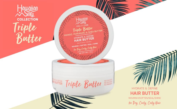 Hawaiian Silky Triple Butter Hydrate & Define Hair Butter 113gr