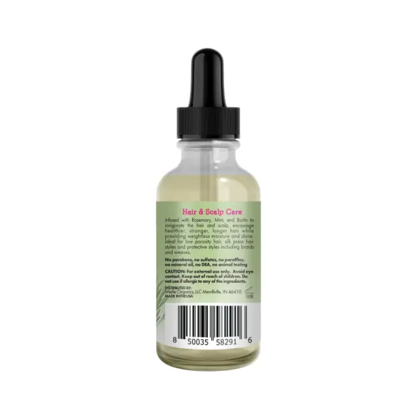 Mielle Rosemary Mint Scalp & Hair Strengthening Oil Light 2 oz