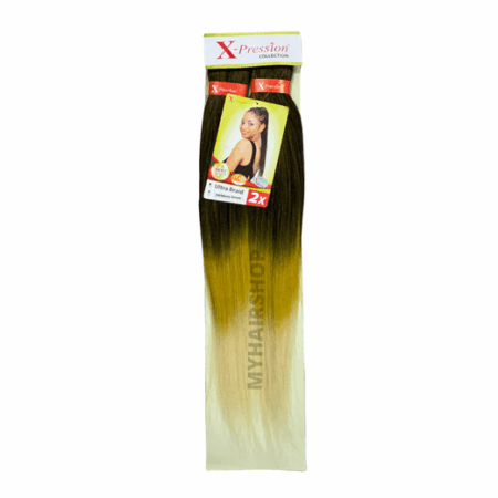 X-Pression Pre-Stretched 2X 46" #OM/Honey Cream