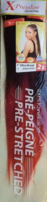 X-Pression Pre-Stretched 2X 46" #OM/ Apple Mango