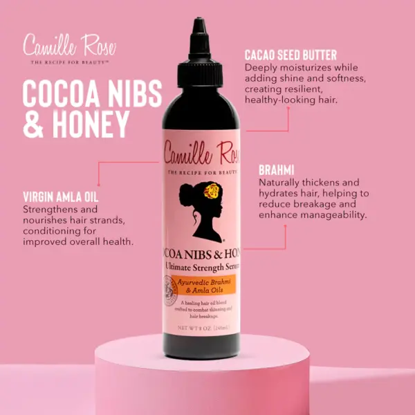 Camille Rose Cocoa Nibs & Honey Growth Serum 8oz