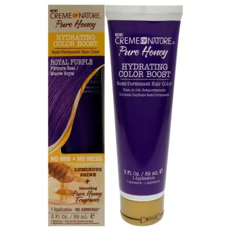 Creme of Nature Pure Honey Hydrating Color Boost Royal Purple