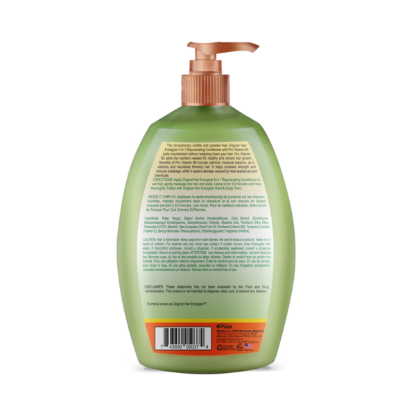 Organic Hair Energizer 5 in 1 Rejuvenating Conditioner 385ml Organic Hair Energizer 5 in 1 Rejuvenating Conditioner 385ml