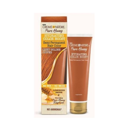 Creme Of Nature Pure Honey Color Boost Semi Permanent Hair Color - Light Golden Copper
