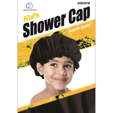 Dream World Kid-Shower Cap Black #57B (EA)