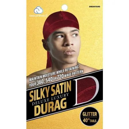 Dream World M-Durag Smooth & Thick Glitter #DRE007GRD (EA)