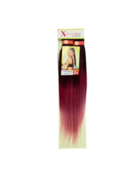 X-Pression Pre-Stretched 2X 46" #OM/Plum Blossom