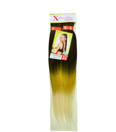 X-Pression Pre-Stretched 2X 46" #OM/Honey Cream