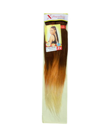 X-Pression Pre-Stretched 2X 46" #OM/Cinnamon Cream