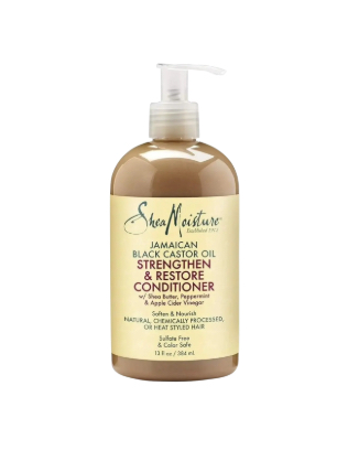 Shea Moisture Jamaican Black Castor Oil Shampoo, Conditioner & Leave-In Conditioner &Strengthen Grow & Restore