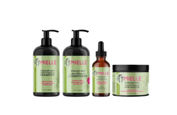 Mielle Rosemary Mint Shampoo, Conditioner, Oil & Haarmasker Set