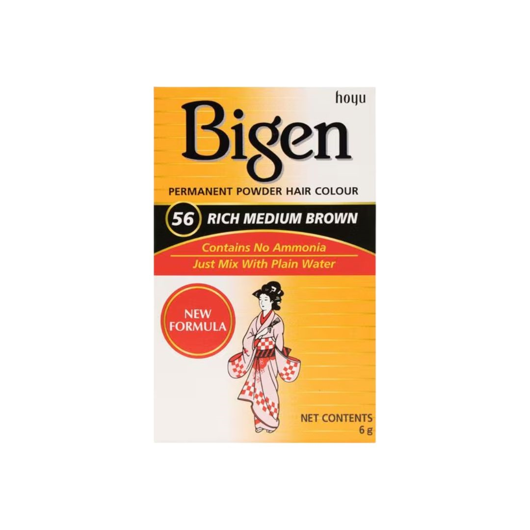 Bigen Powder Hair Color #56 Rich Medium Brown