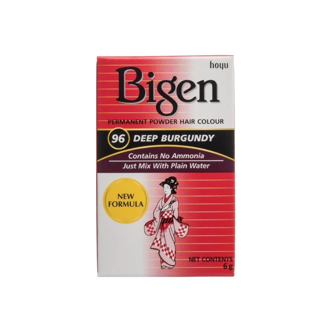 Bigen Powder Hair Color #96 Deep Burgundy