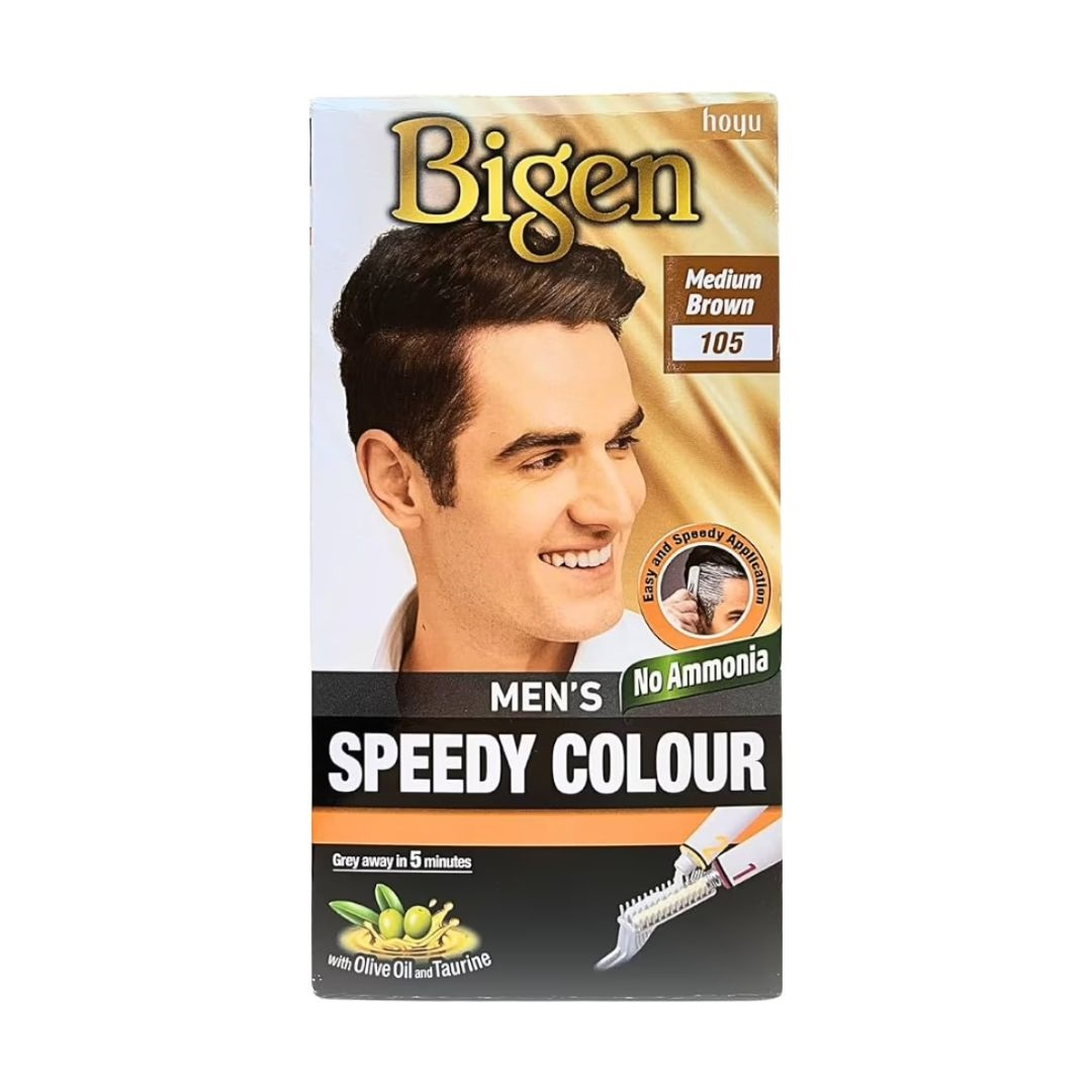 Bigen Men's Hair Speedy - Colour nr. 105 Medium Brown