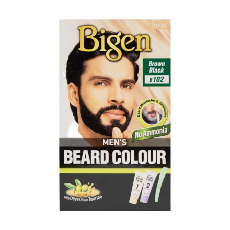 Bigen Men's Beard Color - nr. B102 Brown Black