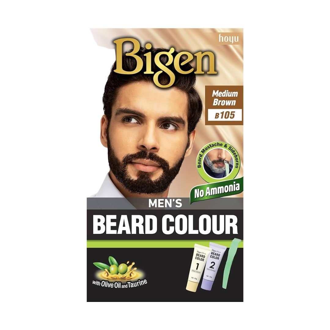 Bigen Men's Beard Color - nr. B105 Medium Brown