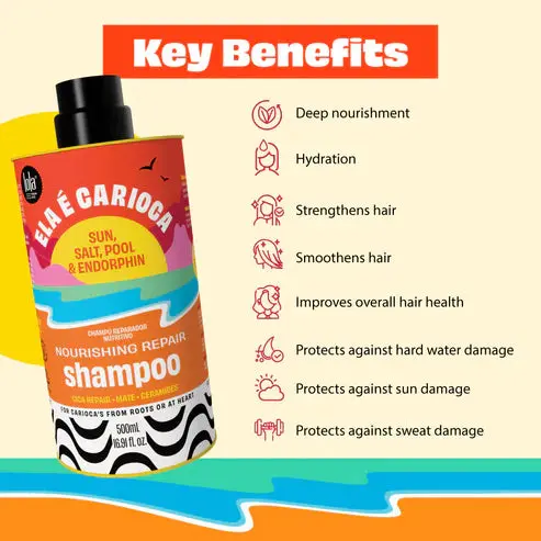 Lola Cosmetics Ela e Carioca Nourishing Repair Shampoo 500ml