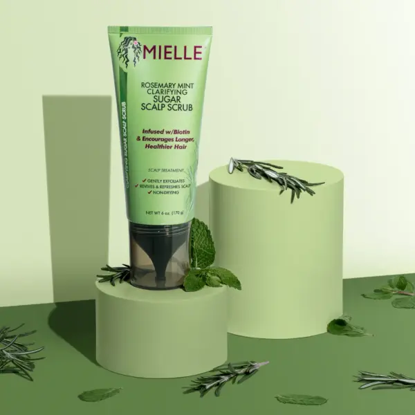 Mielle Rosemary Mint Strengthening Sugar Scalp Scrub 6 oz