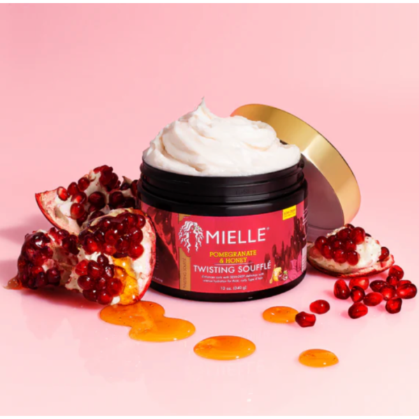 Mielle Pomegranate & Honey Finishing & Styling Set of 4 – Leave-In, Custard, Smoothie & Twisting Soufflé