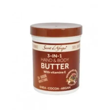 Secret d'Afrique 3 in 1 Hand & Body Butter 360g (Bonus size)
