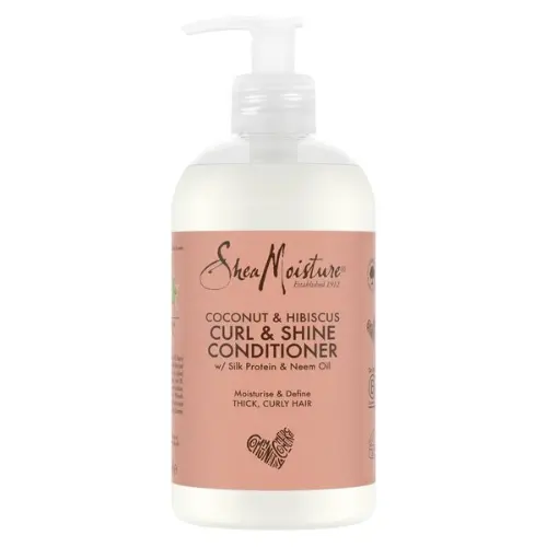 Shea Moisture Coconut & Hibiscus Curl Enhancing Smoothie, Style Milk, Shampoo & Conditioner