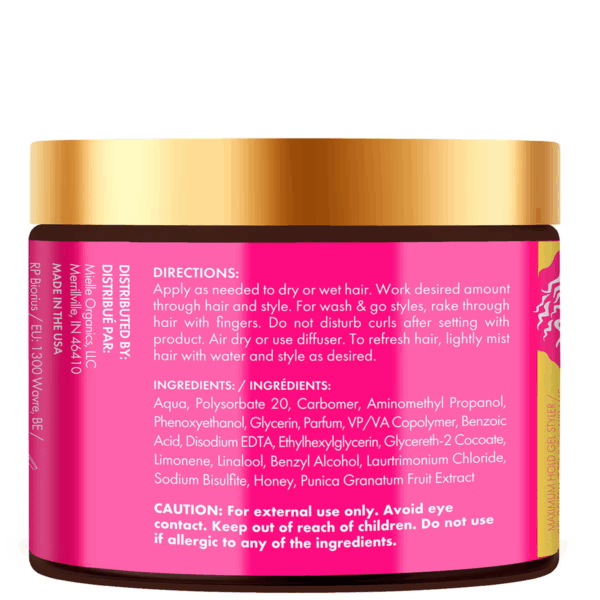 Mielle Pomegranate & Honey Maximum Hold Gel Styler 454g