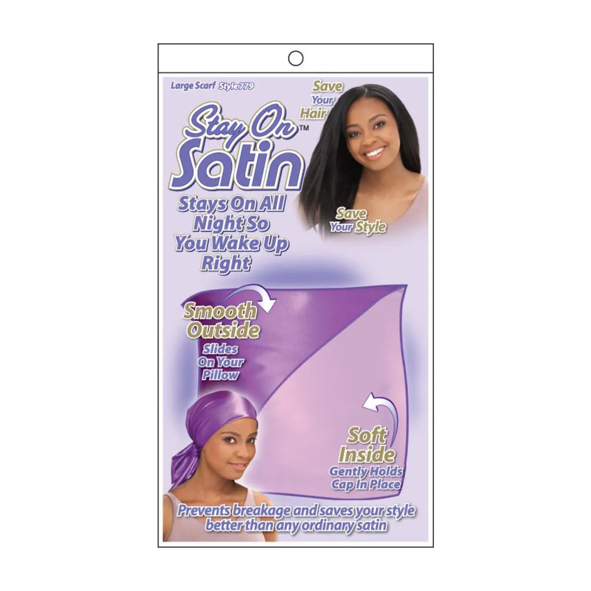 Stay On Satin #779-B Scarf Large Stay On Satin #779-B Scarf Large