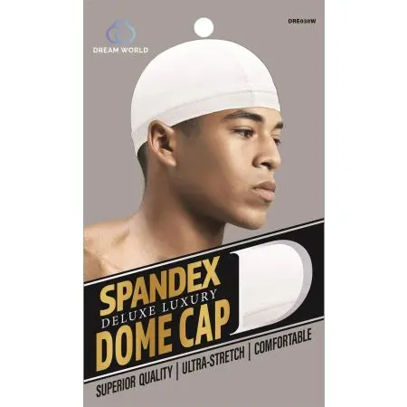 Dream World M-Dome Cap Sandex White #DRE030W (EA)