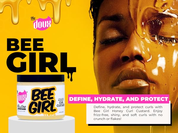 The Doux Bee Girl Honey Curl Custard 454g