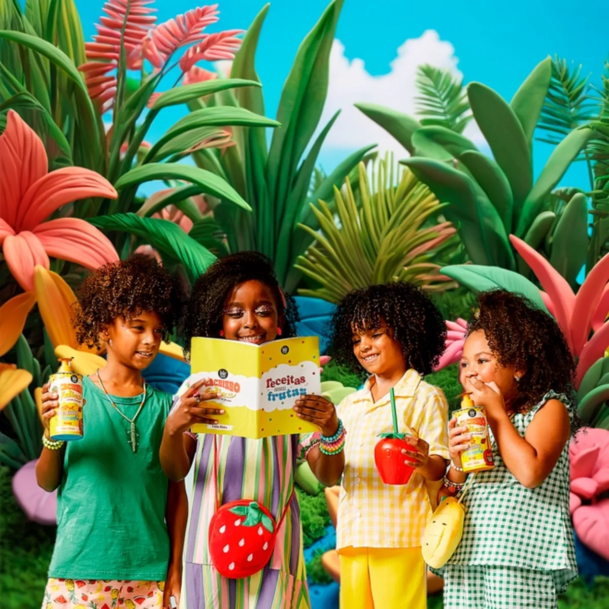 Lola Cosmetics Cachinho Feliz Salada De Frutas Curl Styling Cream for Kids 450ml